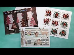 3 IDEAS for using STICKERS on CHRISTMAS CARDS