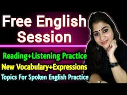 FREE Spoken English Class || Speak English Fluently With Confidence || Skillfident With Namita 👍