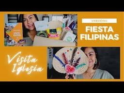 FIESTA FILIPINAS | VISITA IGLESIA KIT UNBOXING + NATIVE “BURI” FAN DECORATING | PINAY EXPAT