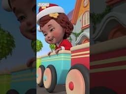 Wheels On The Train Go To Town | Nursery Rhymes & Kids Songs  #shorts #nurseryrhymes  #youtubekids