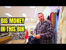 $100 FOUND HIDDEN IN THIS THRIFT STORE BIN!