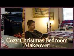 Cozy Christmas Bedroom Makeover | Books to Read