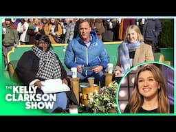 Kelly Clarkson Plays 'Name The Pair' With Matt Iseman At Starbucks City Seats!