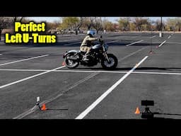 Master Your Left Handed U-Turns Before Your Motorcycle Test!