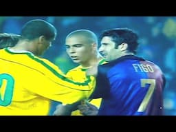 When Icons Collide: Ronaldo Phenomenon ● Figo ● Rivaldo ● Roberto Carlos / Barcelona 2 x 2 Brazil /