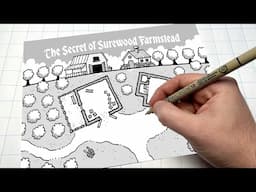 How To Draw A Fantasy Farm Map!