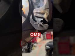 OMG BRAKES GONE WRONG AWARD of THE DAY. #mechanic #brakejob #automobile #mobilemechanic #diy #fix