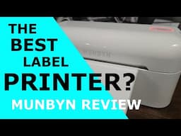 The BEST Label Printer?  Crazy technology!  MUNBYN Thermal Label Printer Review and Unboxing!