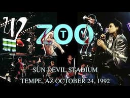 U2 ZOO TV TOUR live from Sun Devil Stadium, Tempe AZ 1992 enhanced audio Longest show of the tour!