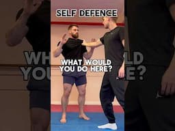 What would you do? #martialarts #selfdefense #karate #selfdefence