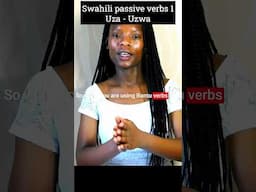 Swahili Passive Verbs Formation #education #learnafricanlanguages