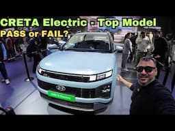 Worth 24 Lakhs? | Hyundai Creta Electric- Top Model | Walkaround from Auto Expo 2025 |