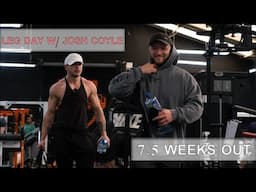 FARTS AND GIGGLES | Leg Day W/ Josh Coyle - 7.5 Weeks Out PCA Ireland