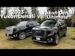 Who Will Win this Epic SUV Showdown? 2023 GMC Yukon Denali vs. Denali Ultimate