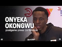 Hawks vs. Spurs Postgame Press Conference: Onyeka Okongwu