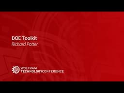 DOE Toolkit