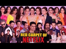 SRK With Family, Saif, Ibrahim, Arjun Rampal Grace The Red Carpet Of Netflix Slate 2025 | UNEDITED