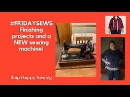 #fridaysews Finished that Boxy Sienna MakerJacket … and bought a Singer Sewing Machine !