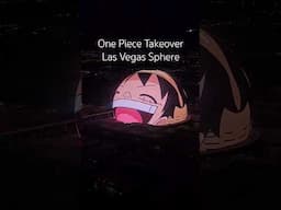 One Piece Takeover of Las Vegas Sphere #onepiece #lasvegassphere