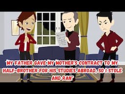 My Father Gave My Mother's Contract To My Half-Brother For His Studies Abroad, So I Stole And Ran"