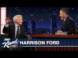 Harrison Ford & Jimmy Kimmel Take Compatibility Test and Talk Captain America: Brave New World