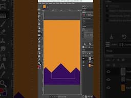 How to Create a Transparent Gradient in GIMP #Shorts