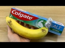 Just Apply TOOTHPASTE And BANANA, And You’ll Never Have To Spend Money At The Market Again!