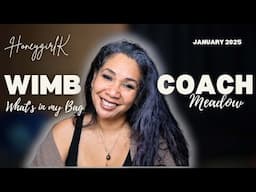 WIMB - What's In My Bag?  Back in My Coach Meadow Tote Bag for January 2025 | Honeygirl K