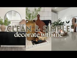 REDECORATING MY HOME AFTER THE HOLIDAYS 2025 | CLEAN AND SIMPLE KITCHEN DECOR