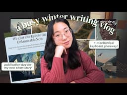 ❄️ publication day, café-hopping, & balance as an aspiring author // writing vlog