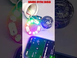 DIY MUSIC SYNC LED BULB #shorts