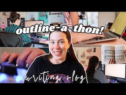 4 outlines, 27,000 words, 14 days. | THE OUTLINE-A-THON VLOG!