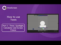 Tools 1: Timer, Stopwatch, Spotlight and Freezing the Screen - T7 Training