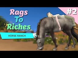 WE RESCUE HORSES! SIMS 4 RAGS TO RICHES - Horse Edition Episode #2 | Pinehaven