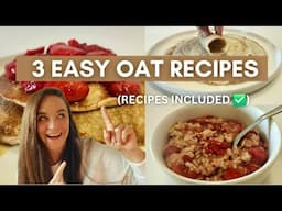 3 Different Ways To Make Instant Oatmeal Taste AMAZING!