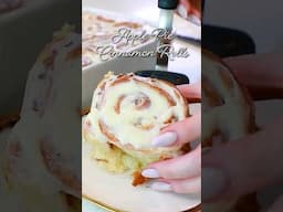 The Best Apple Pie Cinnamon Rolls!! #thanksgiving #breakfast #recipe