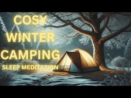 Cosy Winter Camping In A Tent - Guided Sleep Meditation