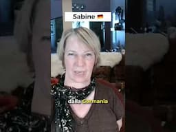 Sabine dalla Germania 🇩🇪 parla in italiano 🇮🇹