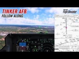 Pilot Perspective: F-35B precision approach at Tinker AFB in Microsoft Flight Simulator