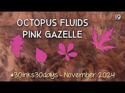 19 Octopus Fluids Write & Draw Pink Gazelle | #30inks30days [November 2024]