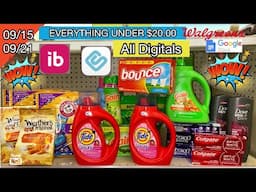 Walgreens Couponing Haul 09/15-09/21 $0.99 Candy, $1.00 Poise Pads, Oral Care, Body Wash & More!