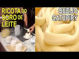 RICOTA DO SORO DO LEITE e QUEIJO CATUPIRY #Culinária 🌹 MARILENE SARAH FIALHO