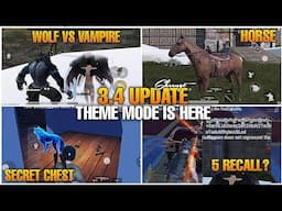 Sanguine Eclipse Update Here! PUBG 3.4 Horse,Wolf All Features Explained • Tips & Tricks