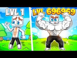 Buying Super OP Pet to Become STRONGEST in Roblox Strongman Simulator