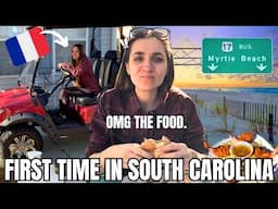 First Time in South Carolina! North Myrtle Beach, Trying Arby's, Driving a Golf Cart like a Local