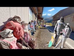 Japanese Town Replaced Humans With Scarecrows | Nagoro Village ⛰️🍁