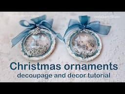 How to Create UNFORGETTABLE Christmas Ornaments!