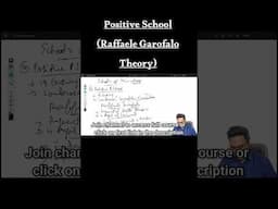 Positive School (Raffaele Garofalo Theory) #lawkagyan #criminology