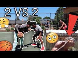 INTENSE 2v2 BASKETBALL GAME!! (HBK vs RODNEYJJOHNSON) **GONE BAD**