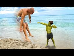 EPIC FIGHTS OF SPIDERMAN and HULK IN REAL LIFE